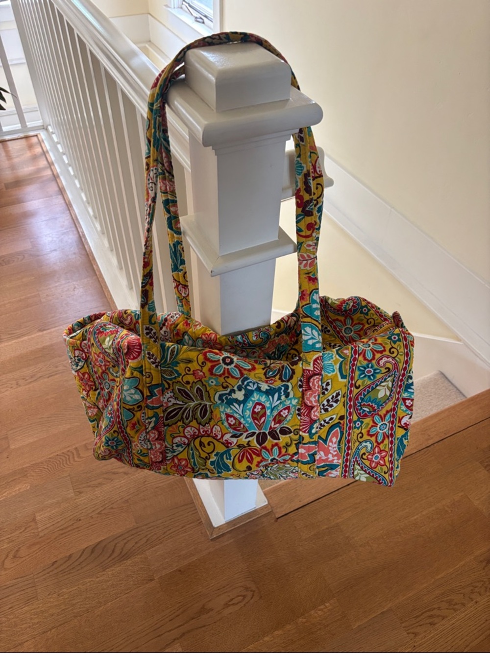 Vera Bradley Quilted Duffel - Picture 2 of 6